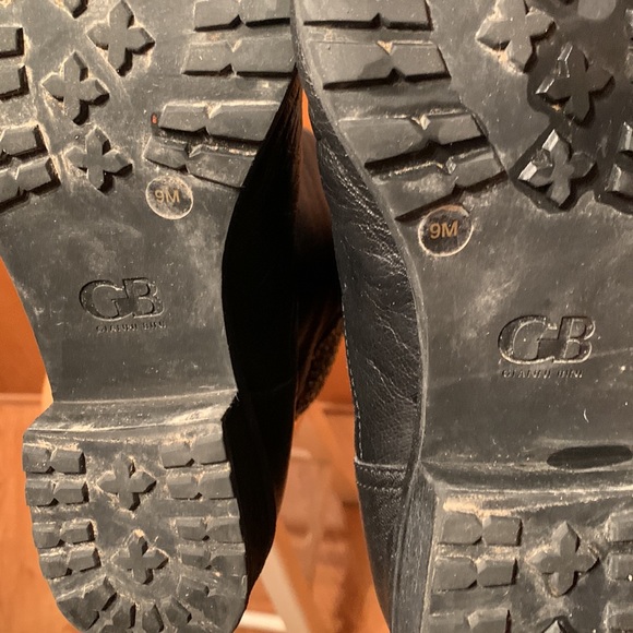 Black sparkle Gianni Bini boots bootie ankle boot size 9 sparkle - Picture 10 of 17